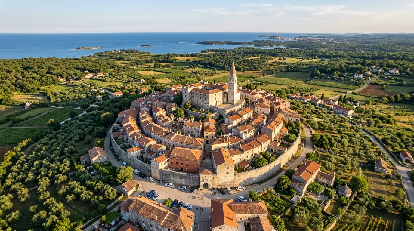 Kombi prevoz Beograd → Bale — srednjovekovne Bale na brežuljku među maslinjacima · Apex Travels