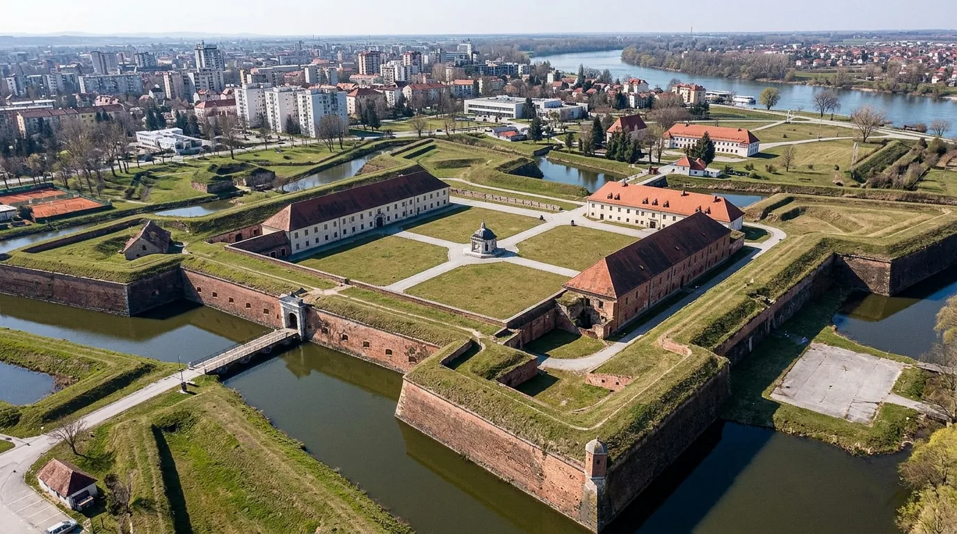 Kombi prevoz Beograd → Slavonski Brod — Tvrđava na Savi, muzej i kombi iz Srbije: tvrđava Brod sa bastionima i šancem uz Savu