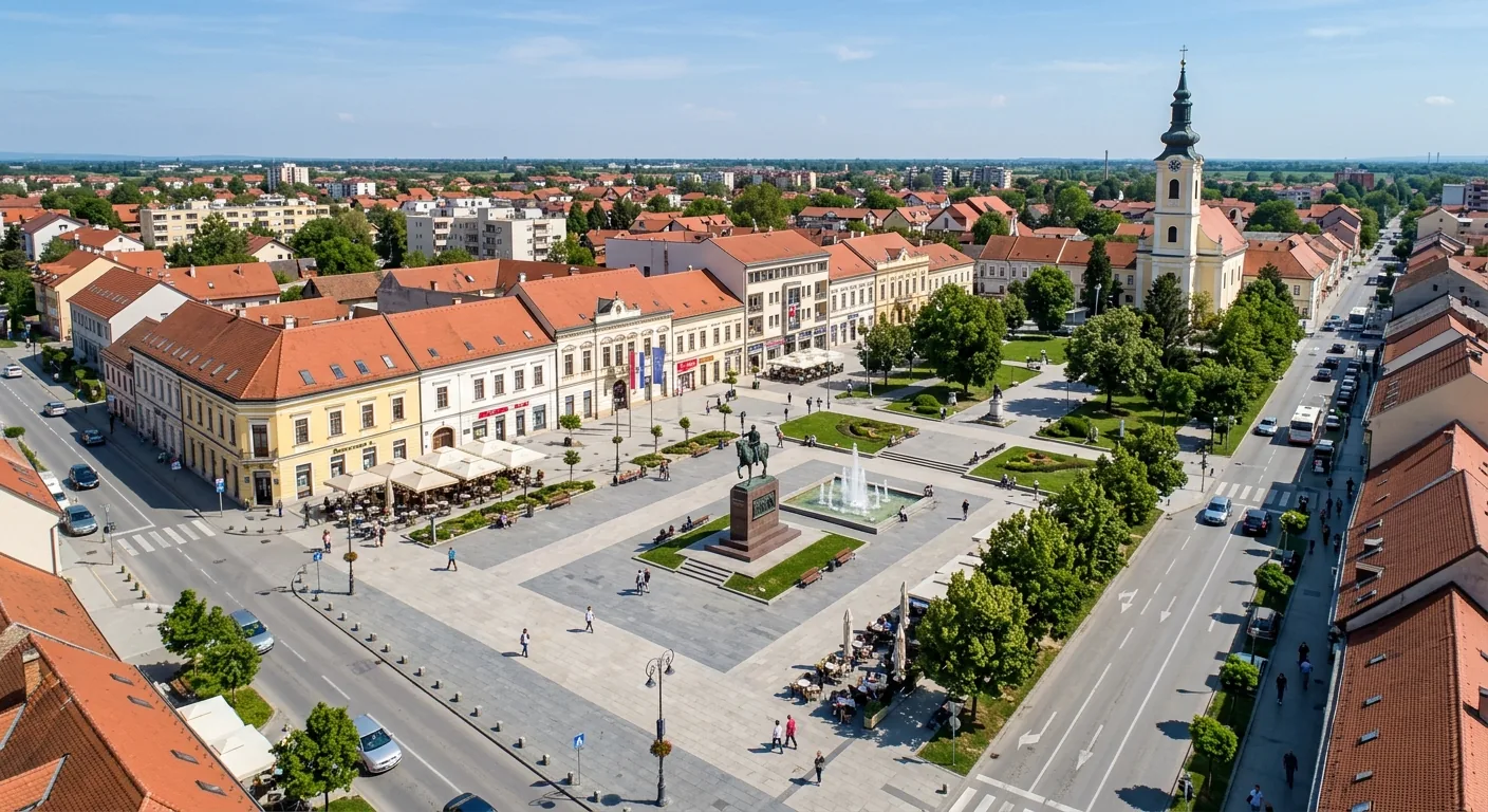 Kombi prevoz Beograd → Velika Gorica — Turopolje, Muzej Turopolja i aerodrom Zagreb: glavni trg Velike Gorice